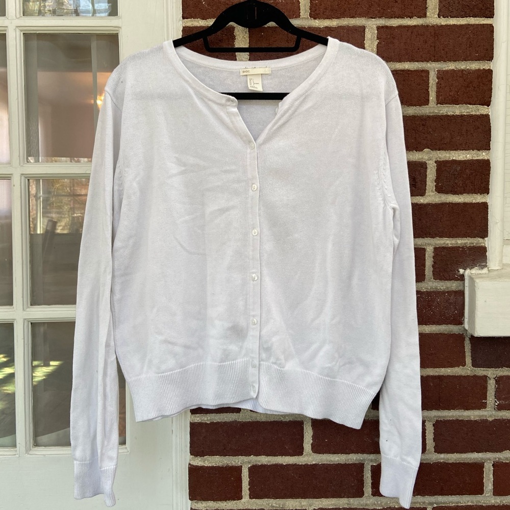White Cardigan